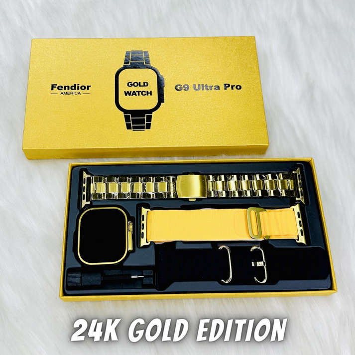 G9 Ultra Pro Fendior America 24K Gold Edition With 3 Extra Strap